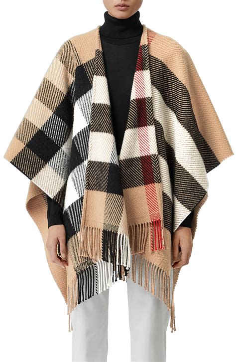 burberry cashmere cape